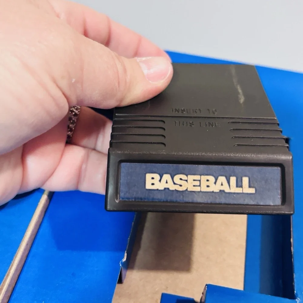 Intellivision Video Game Major League‎ Baseball Sports 80S Box Manual Cartridge